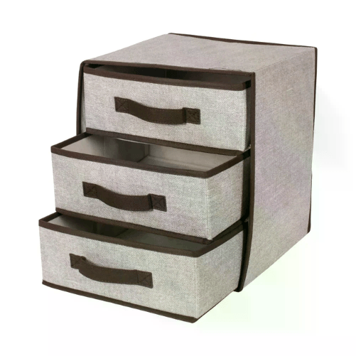 Cecaro Group Contenitore Ripiegabile a 3 Cassetti