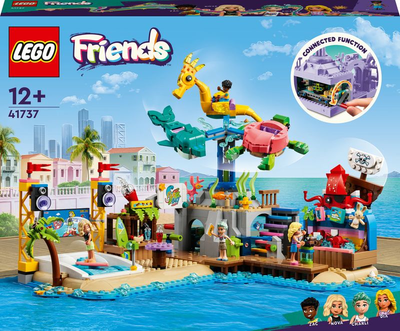 LEGO-Friends-41737-Parco-dei-Divertimenti-Marino-Luna-Park-con-Elementi-Technic-Giostra-con-Animali-Giochi-per-Bambini-12-