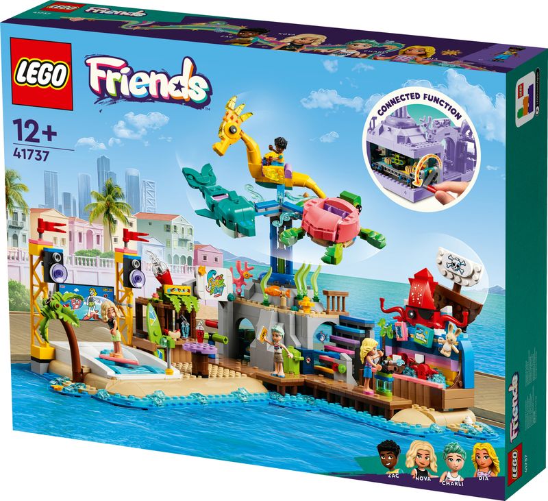 LEGO-Friends-41737-Parco-dei-Divertimenti-Marino-Luna-Park-con-Elementi-Technic-Giostra-con-Animali-Giochi-per-Bambini-12-