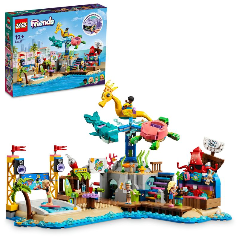 LEGO-Friends-41737-Parco-dei-Divertimenti-Marino-Luna-Park-con-Elementi-Technic-Giostra-con-Animali-Giochi-per-Bambini-12-