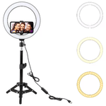 Cecaro Group Esalta la Tua Bellezza con la Luce ad Anello e Treppiedi da 25 cm
