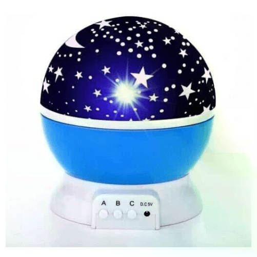 Cecaro Group  Proiettore Stelle Soffitto Luce Notturna Bambini con 8 Colori di Luci e Rotazione a 360°