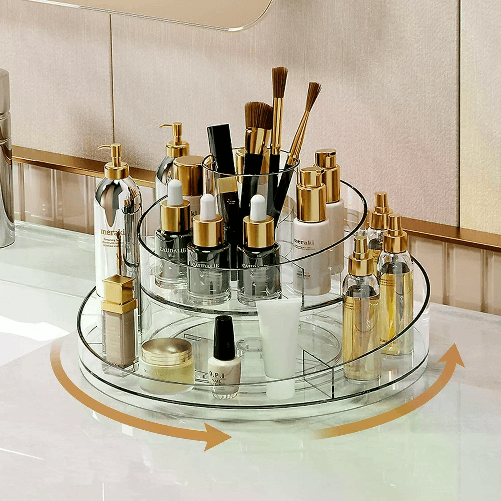Cecaro Group Organizer rotante per Porta Trucchi e Cosmetici