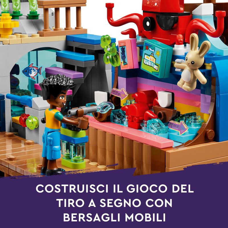 LEGO-Friends-41737-Parco-dei-Divertimenti-Marino-Luna-Park-con-Elementi-Technic-Giostra-con-Animali-Giochi-per-Bambini-12-