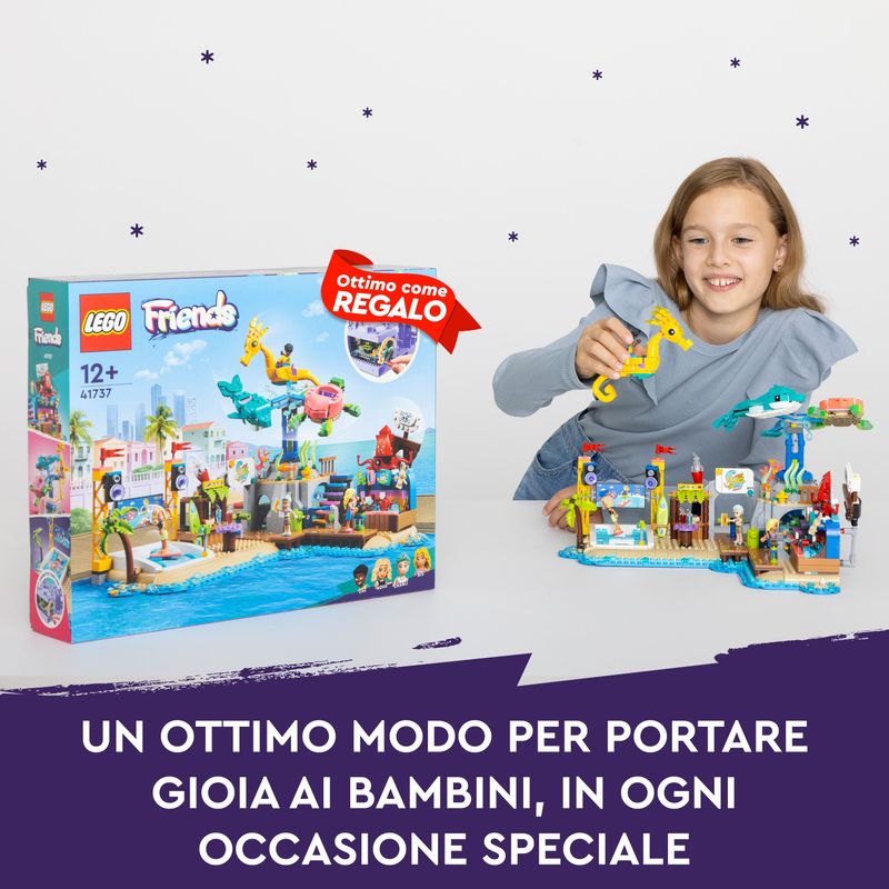 LEGO-Friends-41737-Parco-dei-Divertimenti-Marino-Luna-Park-con-Elementi-Technic-Giostra-con-Animali-Giochi-per-Bambini-12-