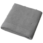 Italbaby Coperta Lettino 020 2200 08 Morbido Pois Grigio Massimo Comfort per il Riposo del Tuo Bambino