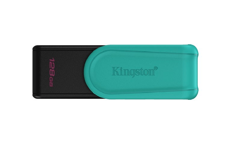 Kingston technology datatraveler 128gb portable usb 3.2 gen 1 exodia s (nero/turchese)