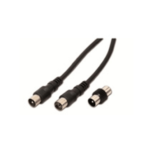 NUOVA VIDEO SUONO  Videos.cavo 9/30 antenna ma/fe 3mt nerospinapresa iec 95 mm - l. 3mt con adattatore