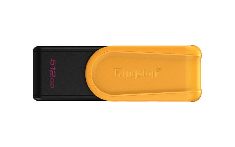 Kingston technology datatraveler 512gb portable usb 3.2 gen 1 exodia s (nero/giallo)