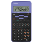Sharp el-531th calcolatrice tasca calcolatrice scientifica nero, viola