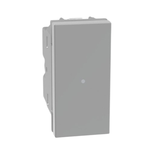 Bticino serie matixgo deviatore assiale unipolare illuminabile 10ax 250vac *** colore grigio, confezione 1