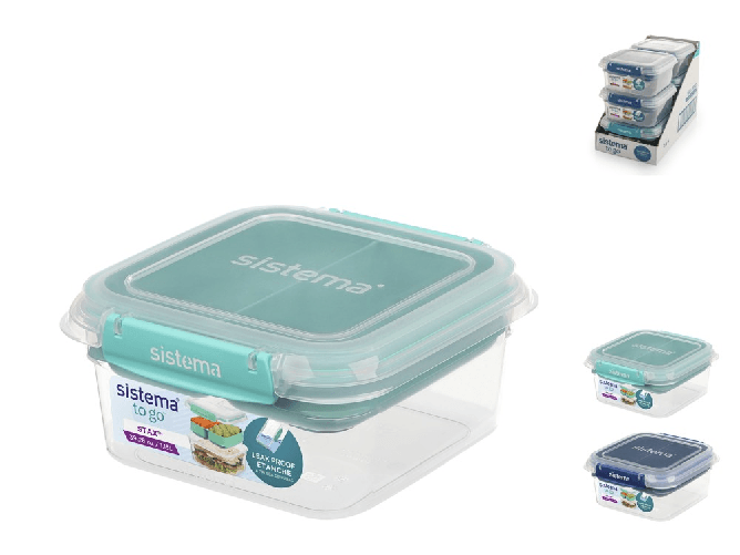 Sistema contenitore Stax to go in polipropilene lt. 1,15