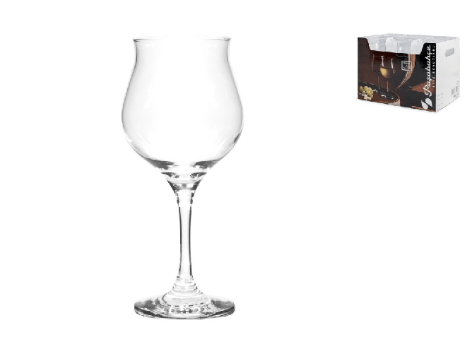 Pasabanche 6x Calici In Vetro Trasparente, Essence, Per Degustazione, 47,5Cl
