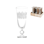 Pasabanche 6x Calici In Vetro Trasparente, Sophia Macrame, 18Cl