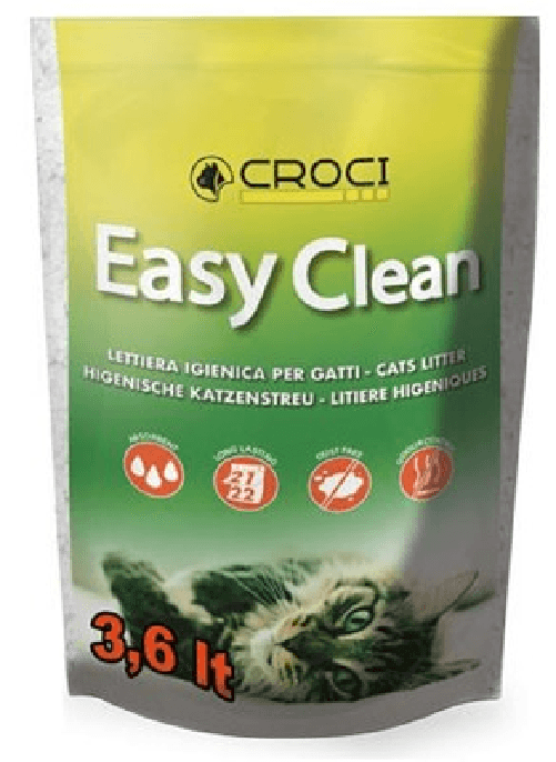 Easy Clean 8x Bundle Lettiera Easy Clean Crist. Lt 3,6 Kg 1.7