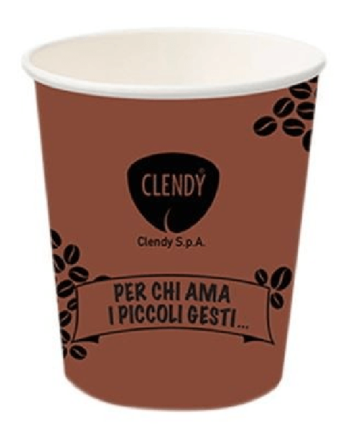 Clendy 40x Bundle Clendy 50 Bicchiere *Bio* 80 Ml Caffe