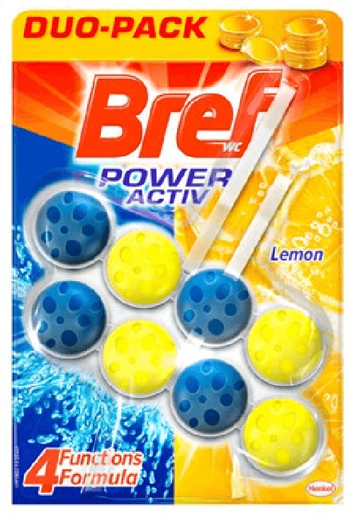 Bref Wc 10x Bundle Bref Wc Power Active Lemon X 4 Duo-Pak