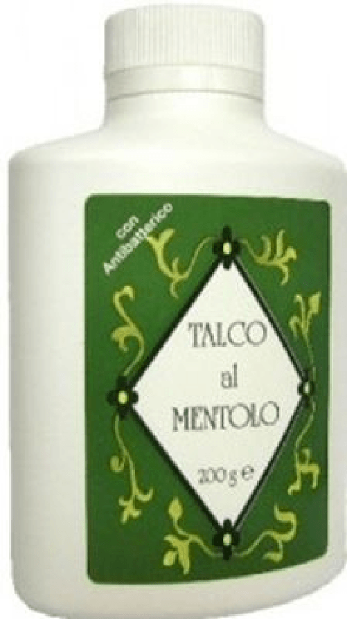 Talco 12x Bundle Talco Al Mentolo Barattolo Gr.200