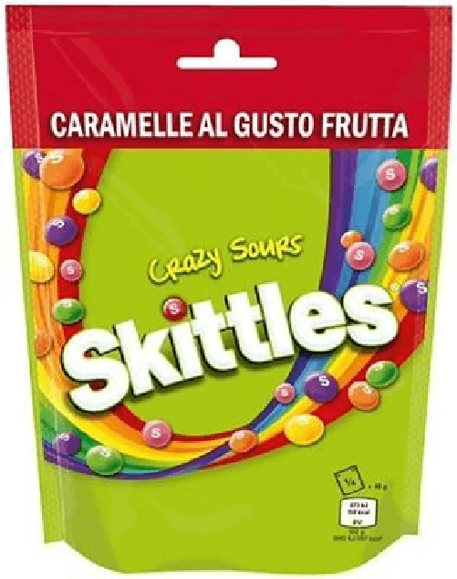 Skittels 15x Bundle Caramelle Skittles Crazy Sours Gr 136