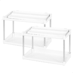 Max Home  Contenitore per Sistemare per Mobile da Cucina Max Home Bianco 2 Mensole 2 Unità 37,5 x 25