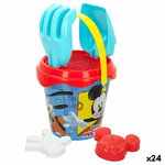 Mickey Mouse Set di giocattoli per il mare Mickey Mouse  14 cm Plastica (24 Unità)