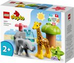 LEGO-DUPLO-10971-Animali-dell’Africa-Giochi-Educativi-per-Bambini-dai-2-Anni-con-Elefante-Giocattolo-e-Tappetino-da-Gioco