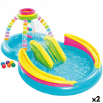 Intex Piscina Gonfiabile per Bambini Intex Arcobaleno 374 L 295 x 109 x 191 cm (2 Unità)