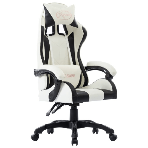VidaXL Sedia da Gaming Nera in Similpelle