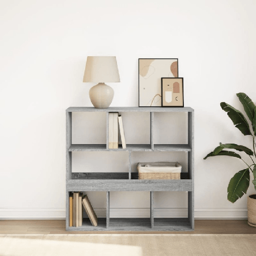 VidaXL Libreria/Divisorio Grigio Sonoma 100x33x94,5 cm