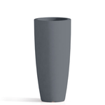 Vaso da giardino in resina grigio per esterno. Vasi da