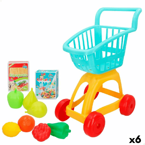 Colorbaby Carrello Colorbaby My Home Giocattolo 10 Pezzi 34 x 54 x 29 cm 6 Unità