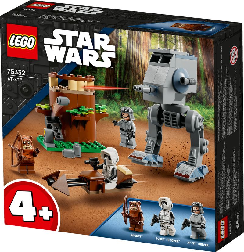 LEGO-Star-Wars-75332-AT-ST-Modellino-da-Costruire-per-Bambini-in-Eta--Prescolare-dai-4-Anni-con-3-Minifigure-e-Starter-Brick