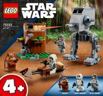 LEGO-Star-Wars-75332-AT-ST-Modellino-da-Costruire-per-Bambini-in-Eta--Prescolare-dai-4-Anni-con-3-Minifigure-e-Starter-Brick