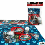 Star Wars Set Articoli per feste Star Wars (6 Unità)