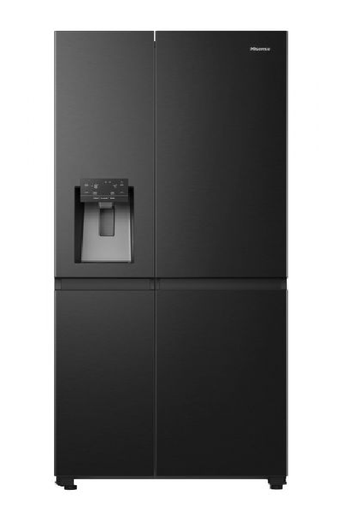HISENSE FRIGO SIDE BY SIDE NOFROST 632LT E SMART 91CM NERO RS818N4TFE