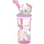 Hello Kitty Bicchiere con Cannuccia Hello Kitty 360 ml