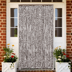 VidaXL Tenda Antimosche Marrone e Bianca 118x220 cm in Ciniglia