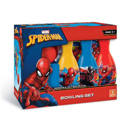 Mondo Sports SET BOWLING 6 BIRILI + PALLA SPIDERMAN