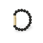 Les Fines Lames Les Fines Lames BRACCIALE PUNCH BRASS ONYX - S