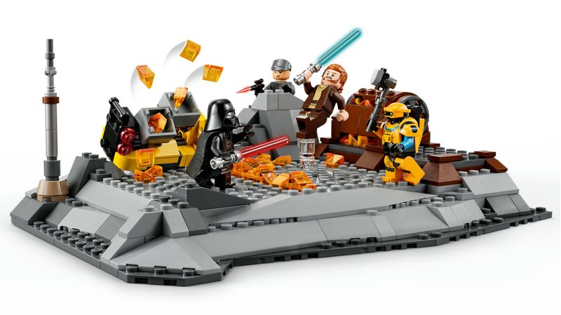 LEGO-Star-Wars-75334-Obi-Wan-Kenobi-vs.-Darth-Vader-Modellino-da-Costruire-Minifigure-di-Tala-Durith-con-Pistola-Giocattolo