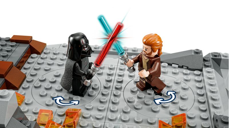 LEGO-Star-Wars-75334-Obi-Wan-Kenobi-vs.-Darth-Vader-Modellino-da-Costruire-Minifigure-di-Tala-Durith-con-Pistola-Giocattolo