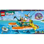 LEGO Friends 41734 Catamarano di Salvataggio, Barca Giocattolo con Animali e Sottomarino, Set Educativo