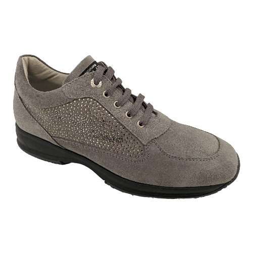 ALVIERO MARTINI 1&deg; CLASSE  SCARPE SNEAKERS BAMBINA ALVIERO MARTINI I CLASSE FMB5118 PELLE GRIGIO ORIGINALE