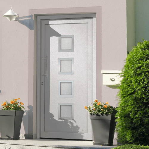VidaXL Porta di Ingresso Bianca 98x190 cm