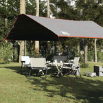 VidaXL Telone da Campeggio Grigio/Arancione 420x440 cm Impermeabile