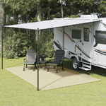 VidaXL Tappeto da Tenda Crema 5x3 m