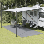 VidaXL Tappeto da Tenda Grigio Chiaro 6x2,5 m