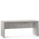 Pidema:Scrivania ufficio cemento, dimensioni 76x160x69 cm - Scrivanie porta pc in legno per arredamento in offerta