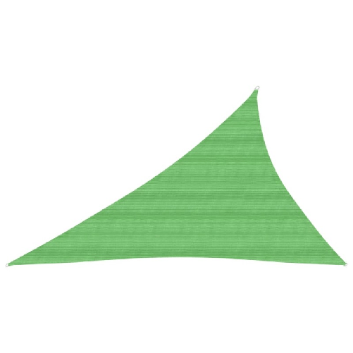 VidaXL Vela Parasole 160 g/m² Verde Chiaro 4x5x6,8 m in HDPE