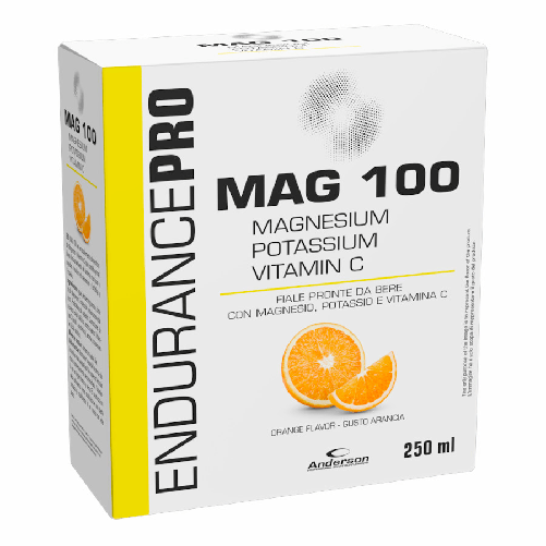 Anderson Research ANDERSON MAG 100 integratore di Vita C e Magnesio 10 fiale 25ml